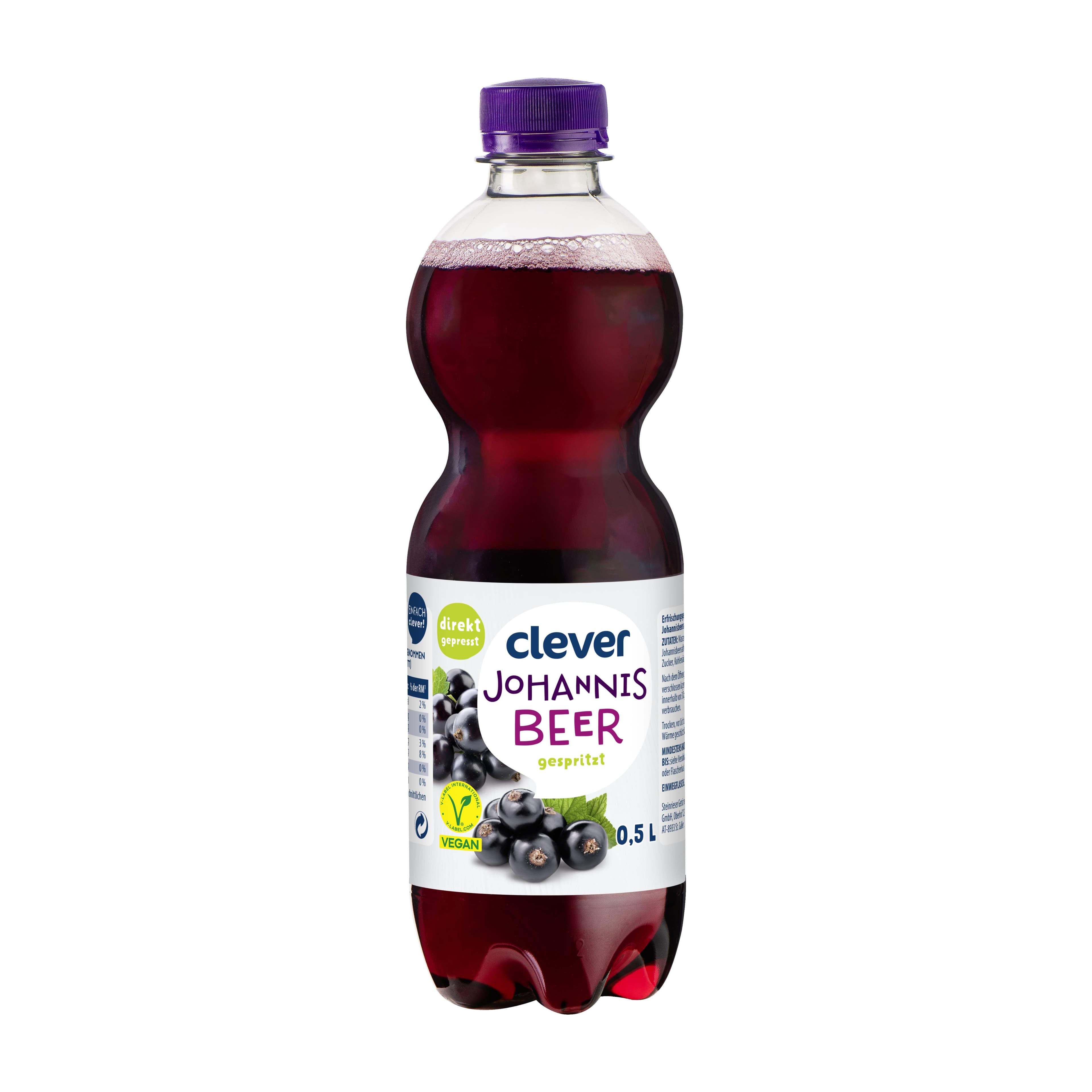 Clever Johannisbeersaft Gespritzt