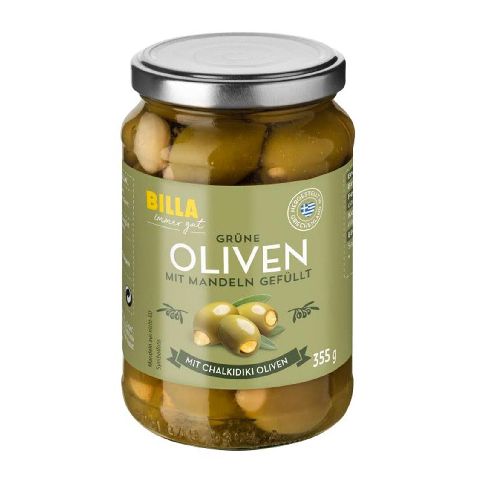 BILLA Olive Gruen Mandel