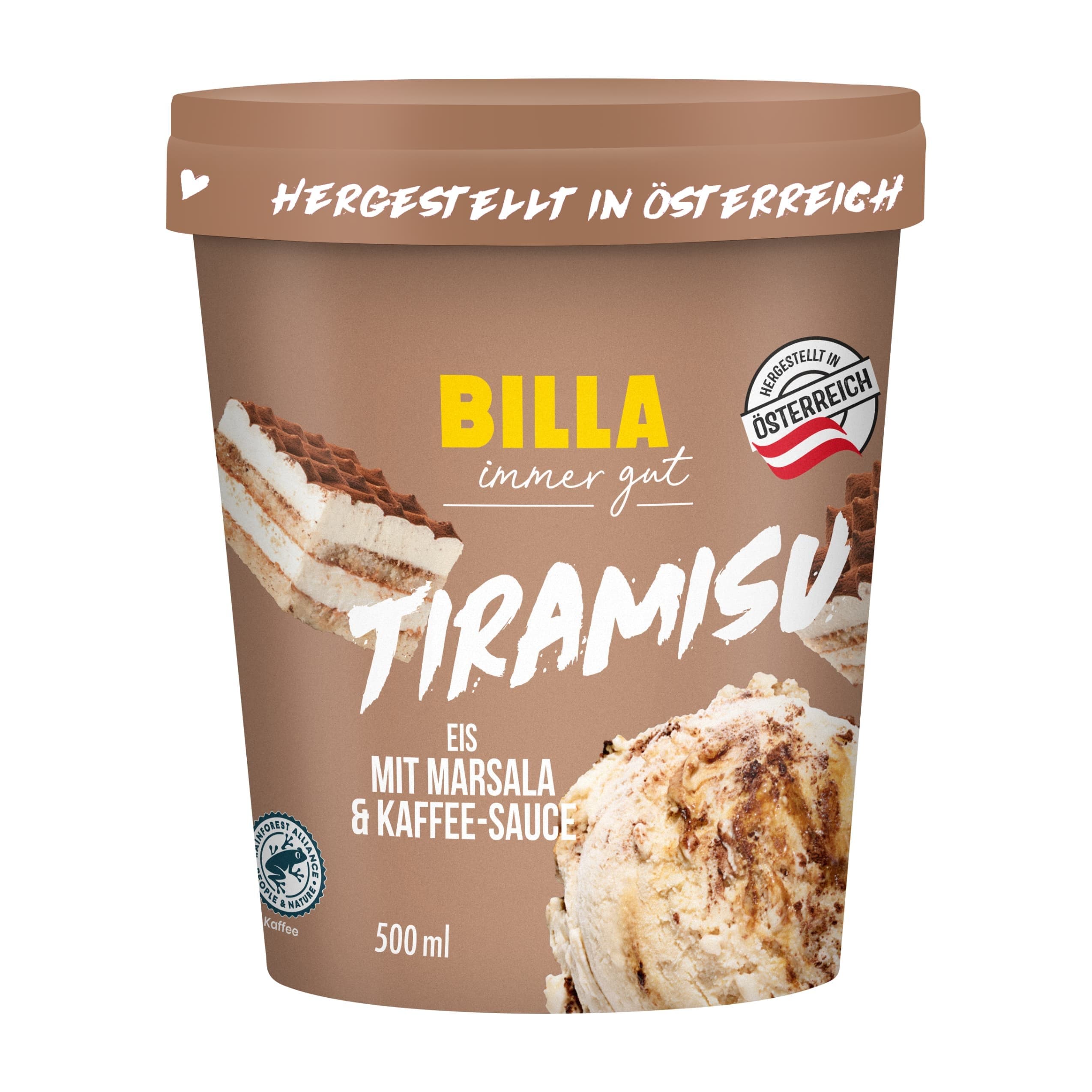 BILLA Eiscreme Tiramisu