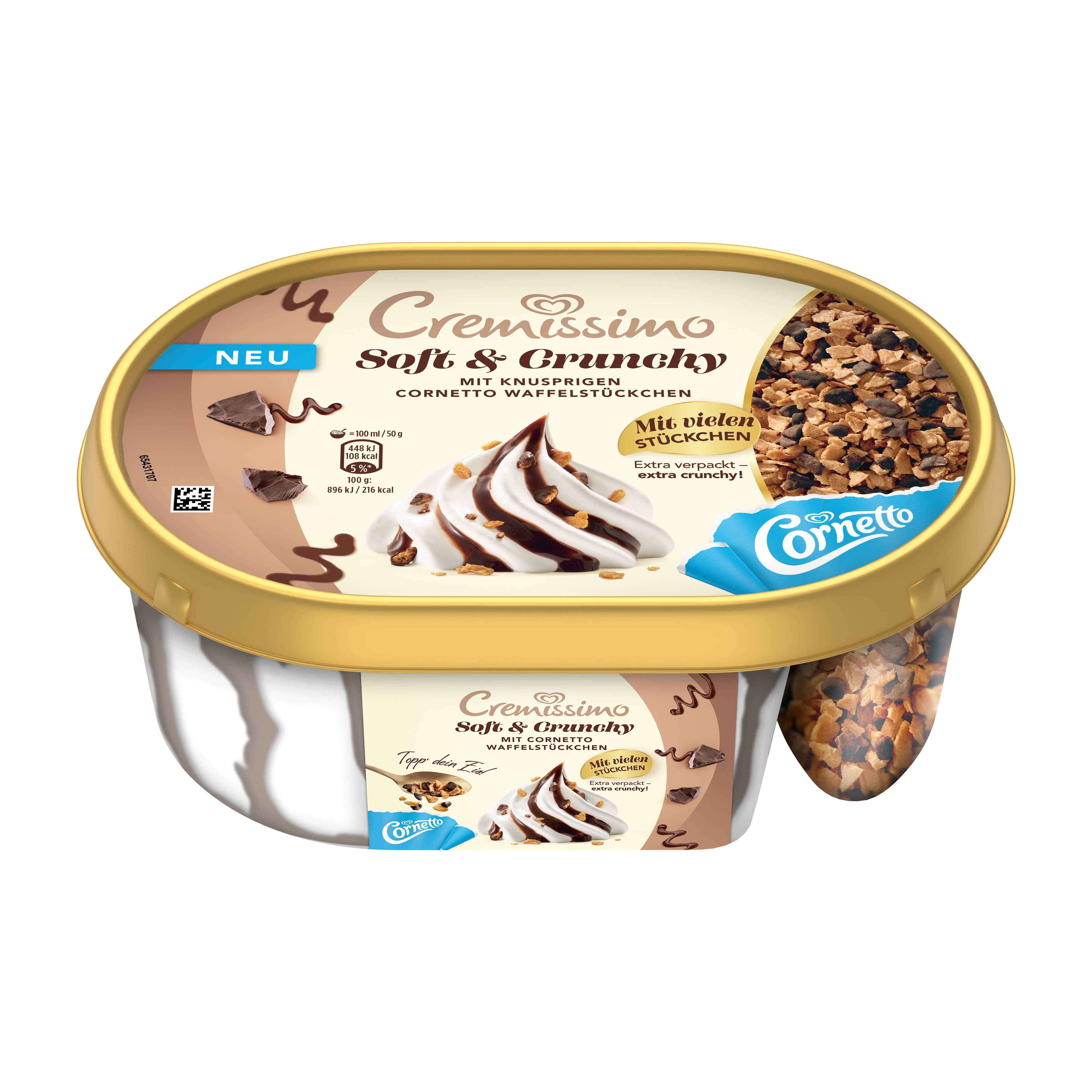 Eskimo Eiscreme Soft Crunchy Schoko
