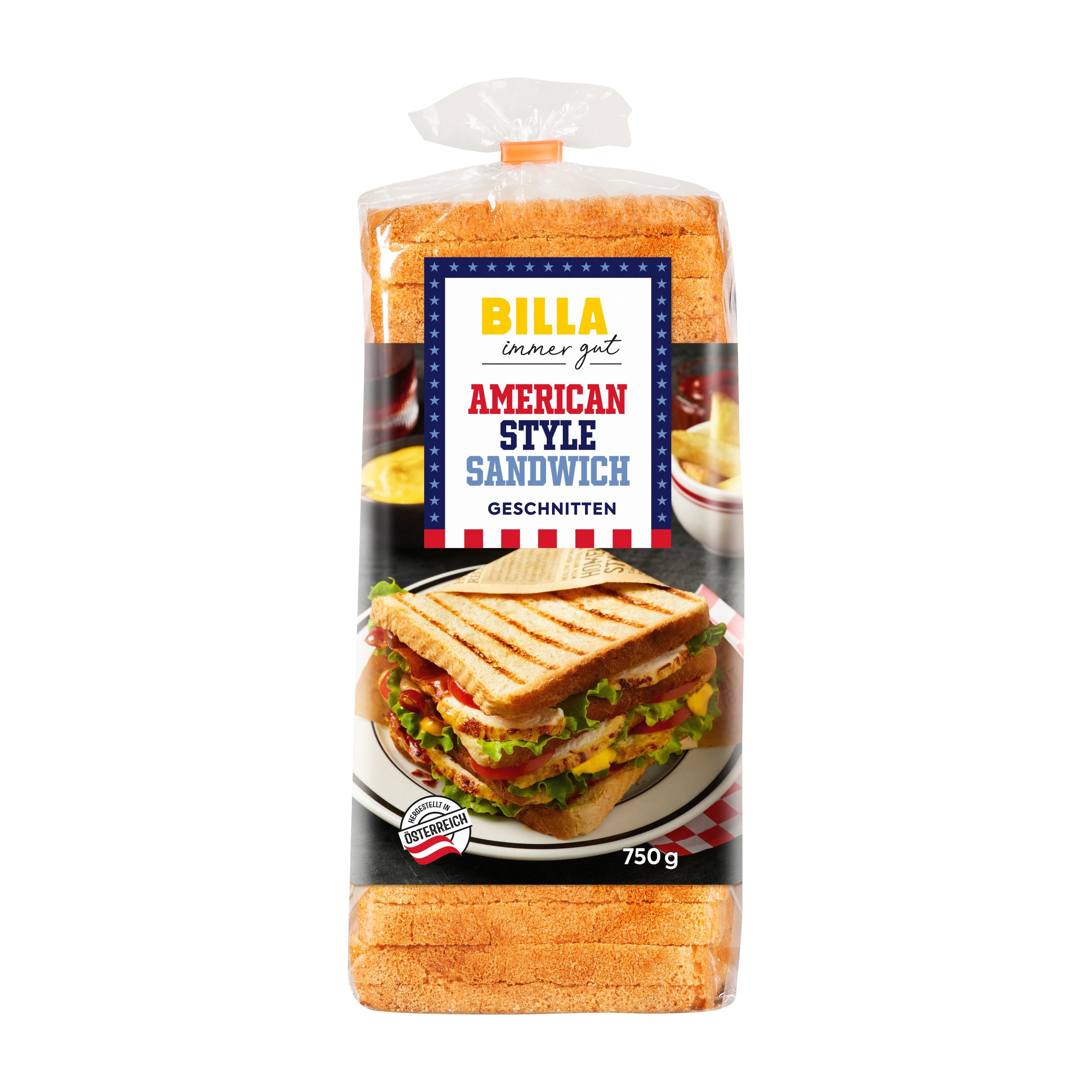 BILLA Sandwichbrot American Style