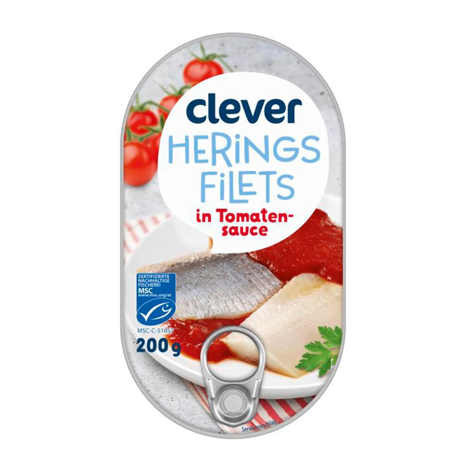 Clever Heringsfilet Tomatensauce