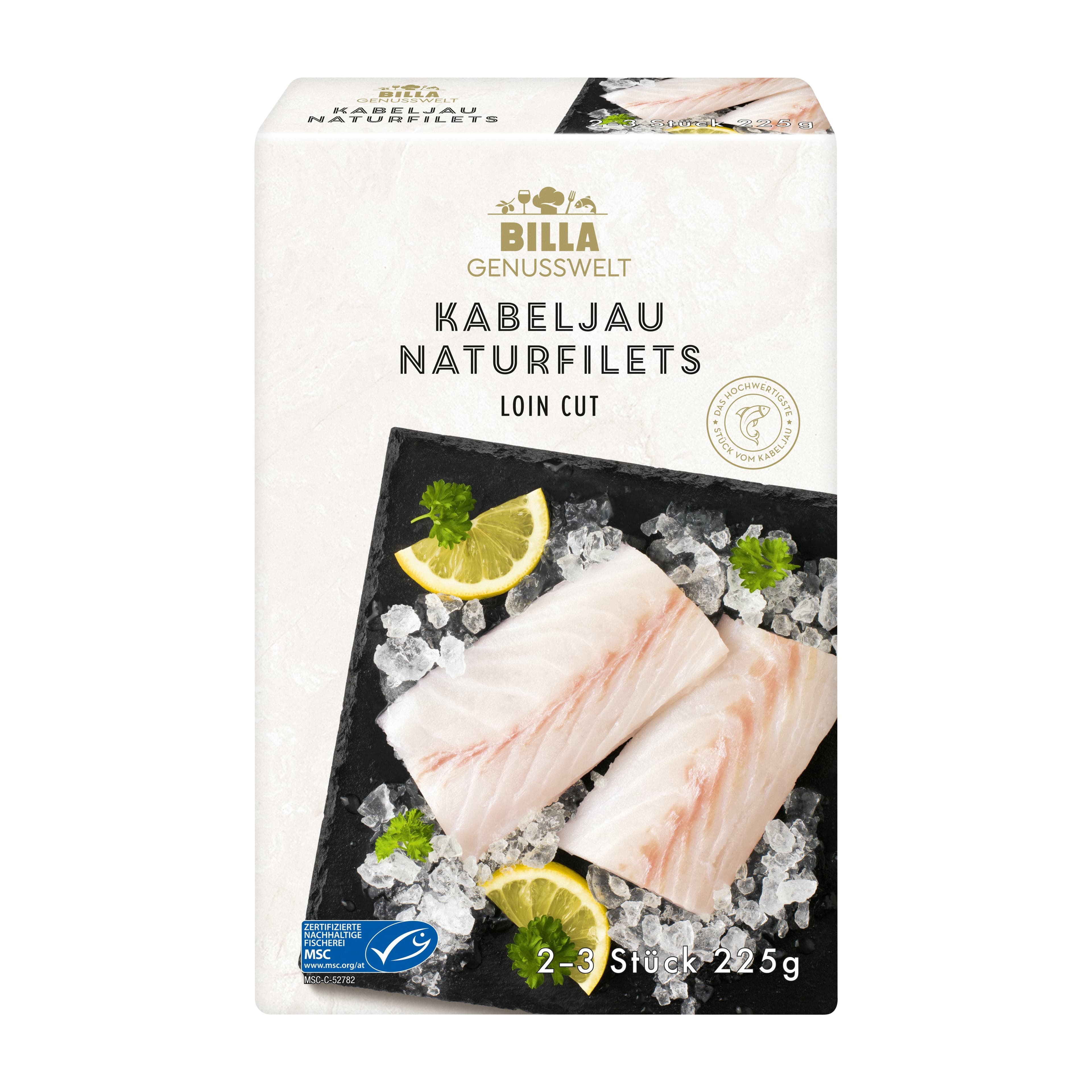 BILLA Fischfilet Kabeljau