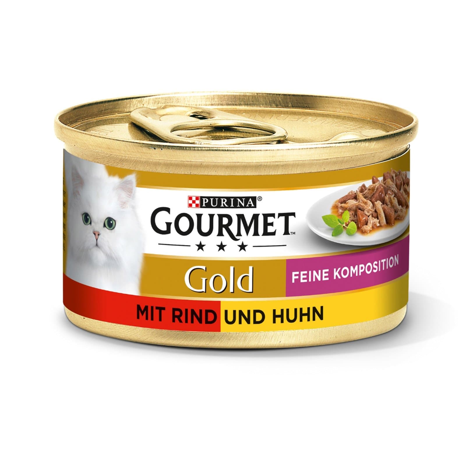 Gourmet Katzenfutternass Rind Huhn