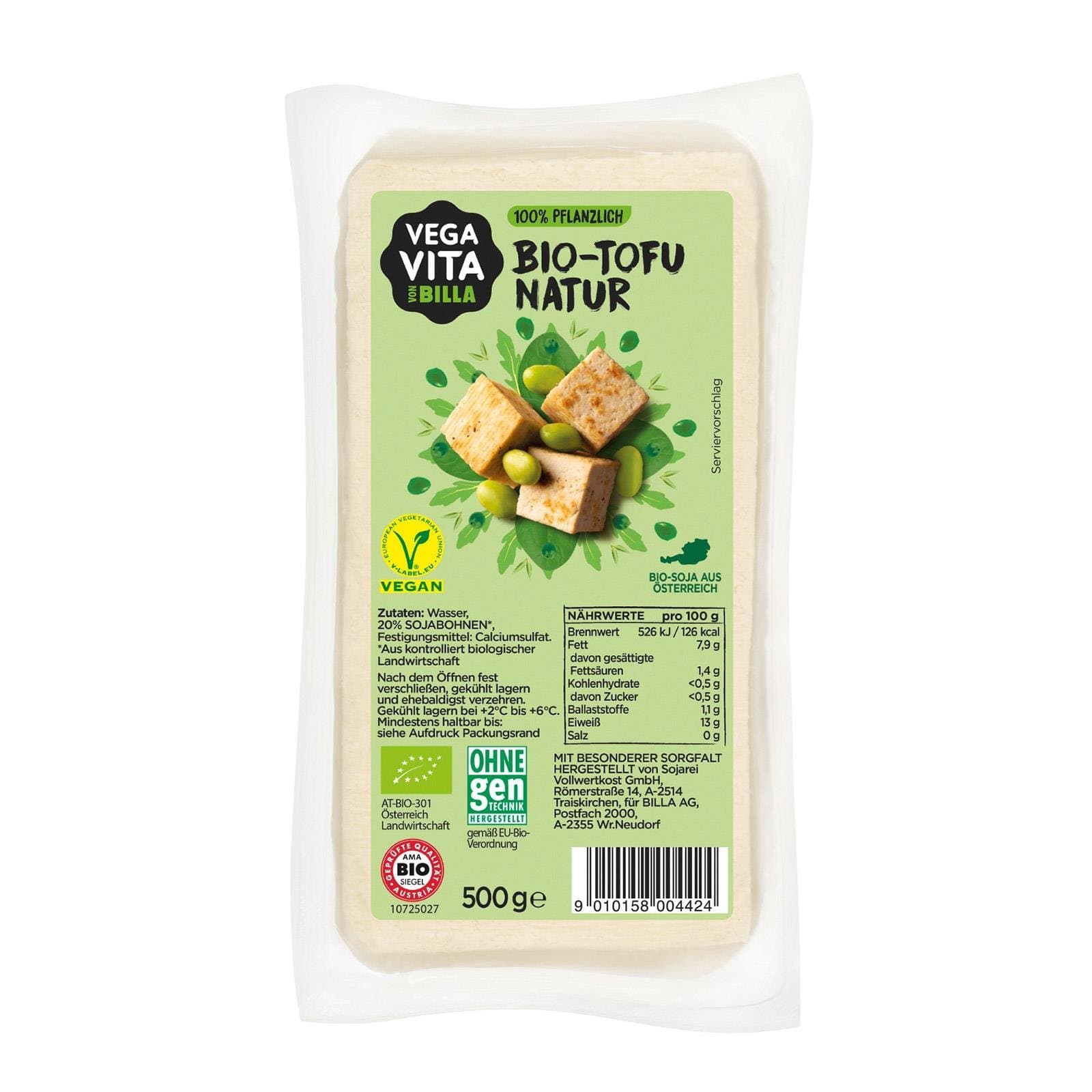 Vegavita Tofu Natur Bio