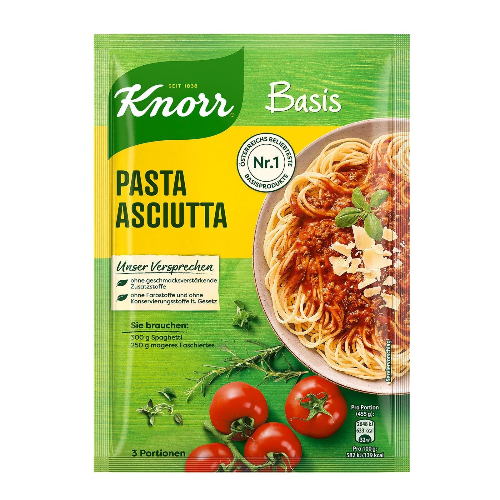Knorr Fixprodukt Pasta Asciutta