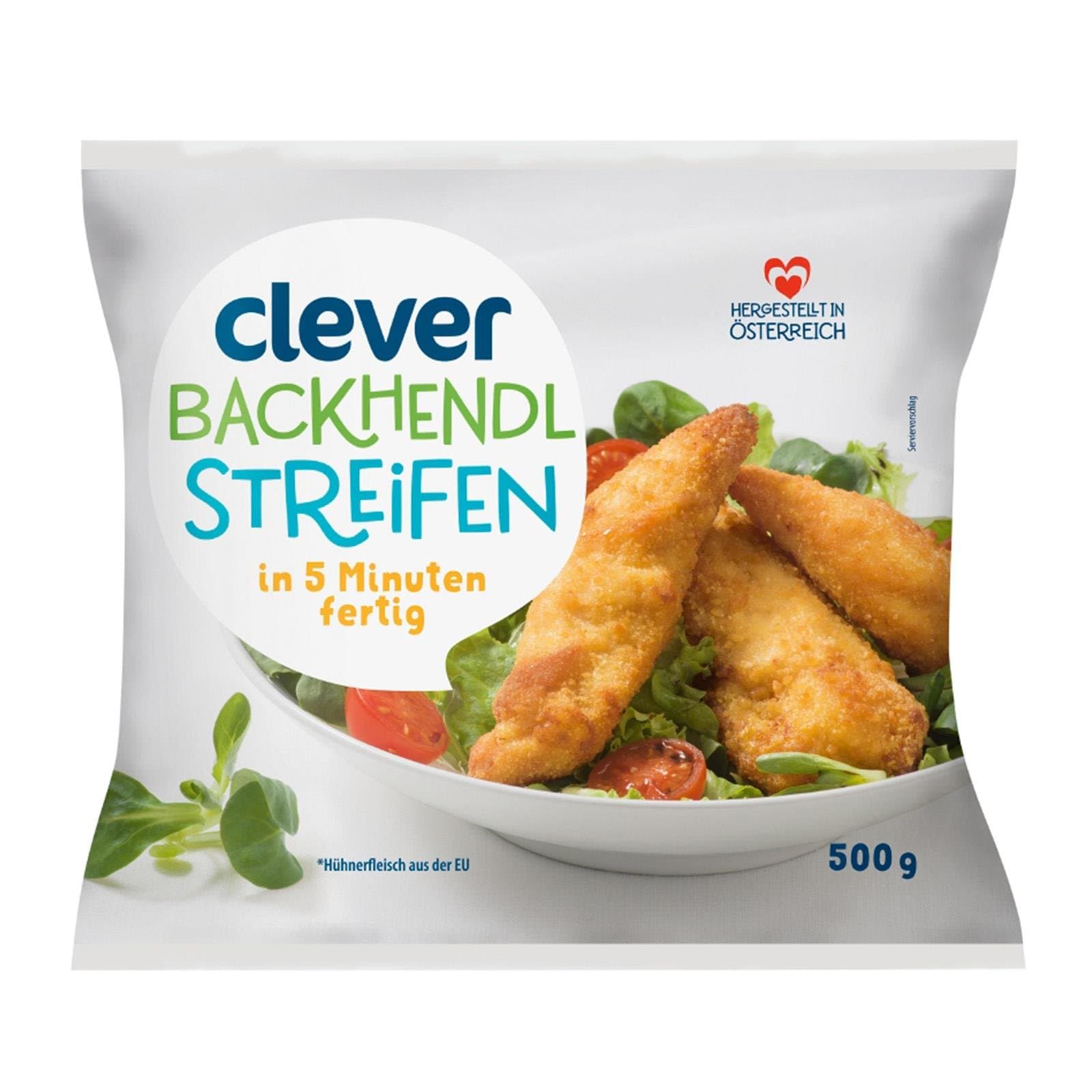 Clever Huehnerfleisch Backhendlstreifen