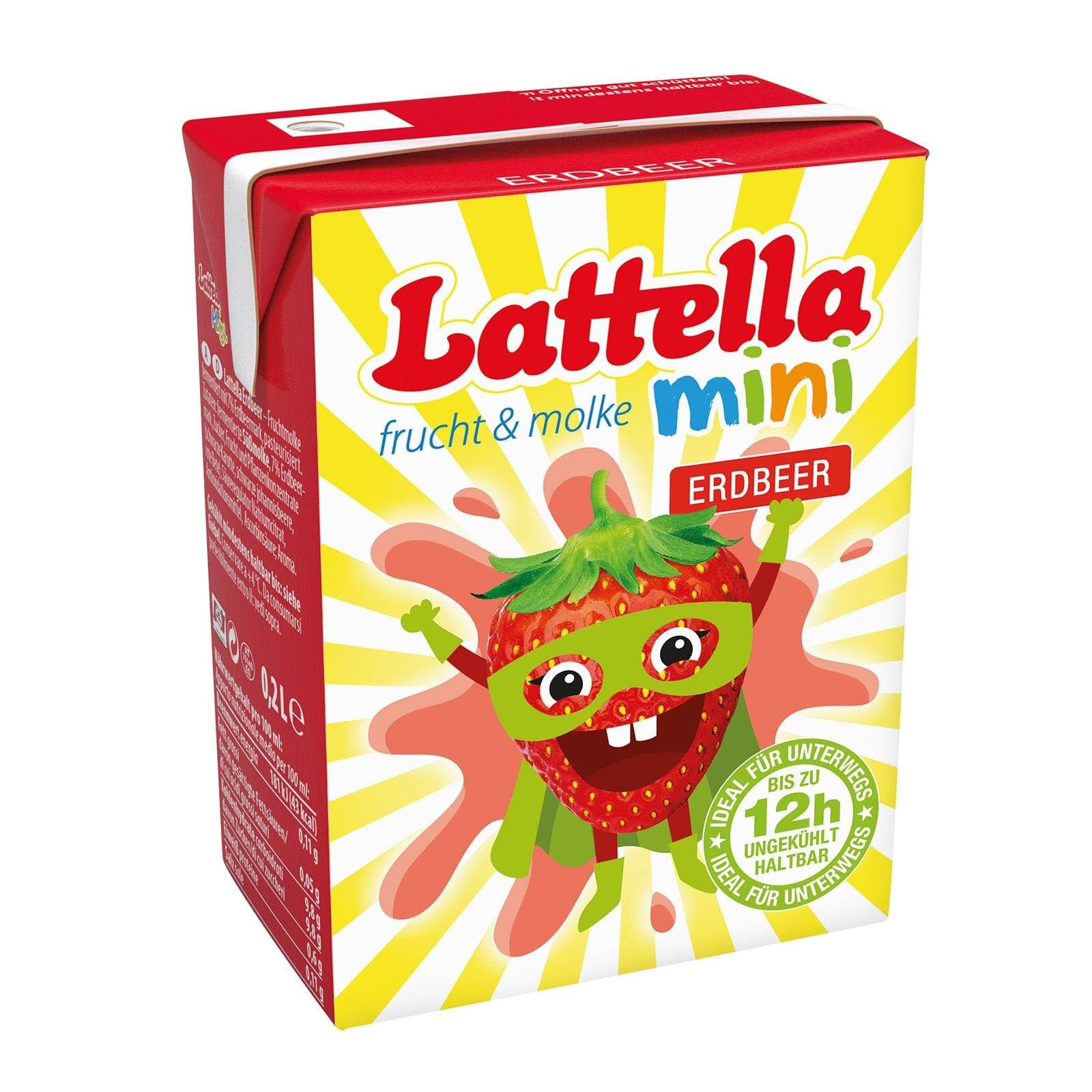 Lattella Fruchtmolke Erdbeer